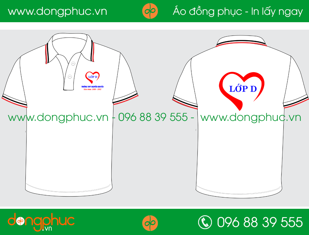 Áo phông đồng phục Lớp D 